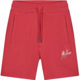 Malelions Split Shorts - Red/Grey