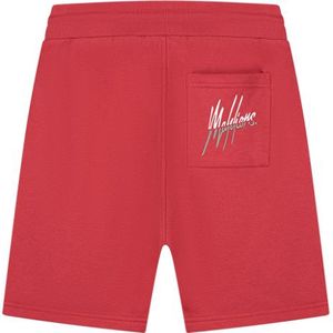 Malelions Split Shorts - Red/Grey XXL