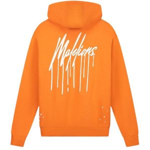 Malelions Limited Painter Hoodie - Orange/White XS