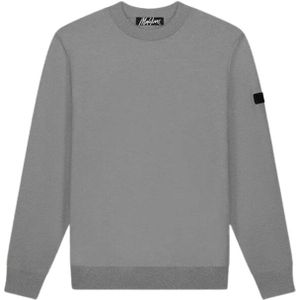 Malelions Knit Sweater - Grey XXL