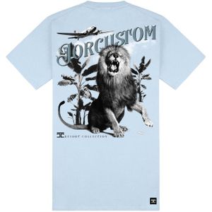 JorCustom Lion Slim Fit T-Shirt SS24 - Light Blue XS