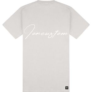 JorCustom Tropics Slim Fit T-Shirt SS24 - Light Grey XXL