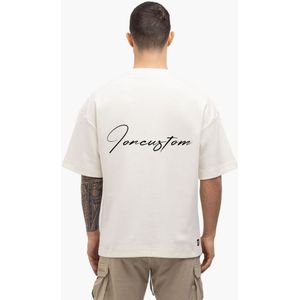 JorCustom Written Oversized T-Shirt SS24 - White XS