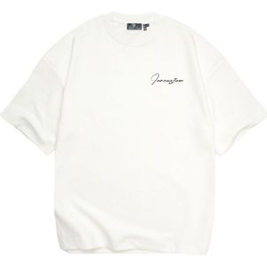 JorCustom Written Oversized T-Shirt SS24 - White M