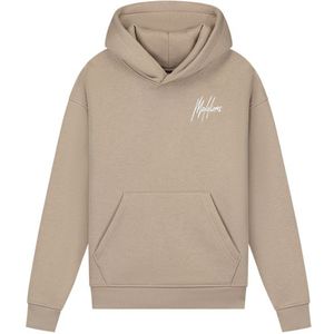 Malelions Girls Tribe Hoodie - Taupe/White 140