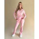 Del Ray Straight Leg Track Pant - Juicy Pink XS