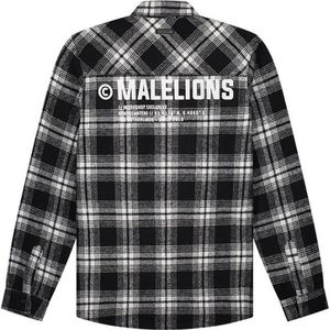 Malelions Workshop Flannel - Black/White