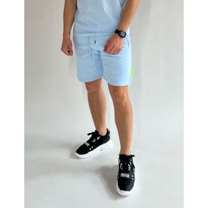 My Brand Sky Blue 3D Print Shorts - Light Blue