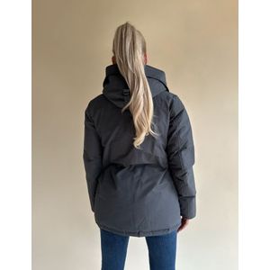 Airforce Women Slimfit Parka - Gun Metal L