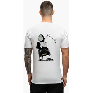 JorCustom One Way Ticket Slim Fit Tee - White XS