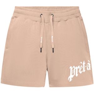 Quotrell x Eddy's Miami Shorts - Mocha/White XL