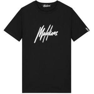 Malelions Duo Essentials T-Shirt - Black/White