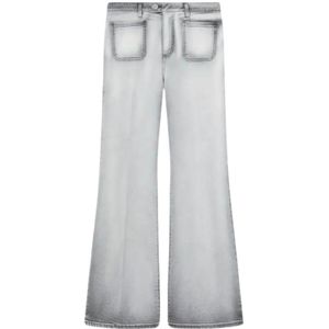 Pinko Fernanda Flare Jeans - Light Grey Wash 29