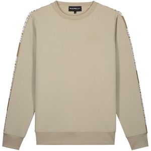 Malelions Sport React Tape Sweater - Beige/Dark Beige M