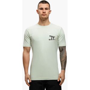 JorCustom Broken World Slim Fit Tee - Mint XS