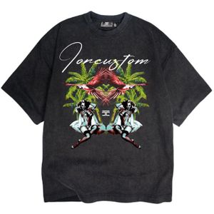 JorCustom PinUp Oversized T-Shirt SS24 - Acid Grey M