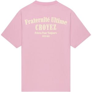 Croyez Women Fraternité T-Shirt - Pink L