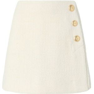 Pinko, Dames, Rokken, Beige, Maat: 2XS Katoen,