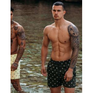 JorCustom All Over Icon Swimshort - Army/Mint S