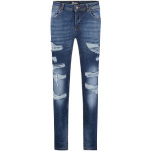 Malelions Shredded Jeans - Vintage Dark Blue 27
