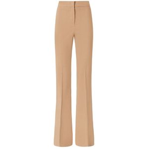 Pinko, Dames, Broeken, Beige, Maat: 3XS Nylon,
