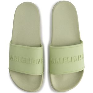 Malelions Women Logo Slides - Sage Green 37