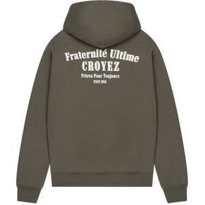 Croyez Fraternité Hoodie - Dusty Olive XXS