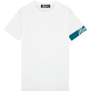 Malelions Captain T-Shirt 2.0 - White/Teal