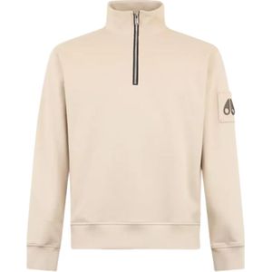 Moose Knuckles - Hartsfield 1/4 Zip - Trui - Alabaster
