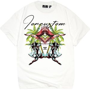 JorCustom PinUp Loose Fit T-Shirt SS24 - White XL