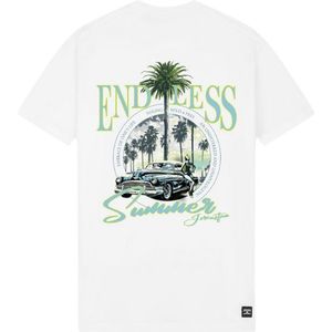 JorCustom Endless Summer Slim Fit T-Shirt - White XS