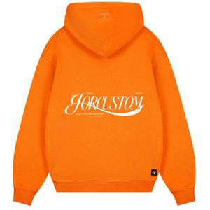 JorCustom KD25 Script Zip Hoodie - Orange XS