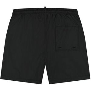 Malelions Captain Swim Shorts - Black/Turquoise M