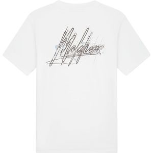 Malelions Splash T-Shirt - White S