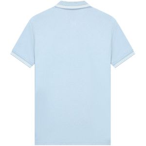 Malelions Signature Polo - Light Blue/White M
