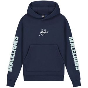 Malelions Kids Lective Hoodie - Navy/Mint 128