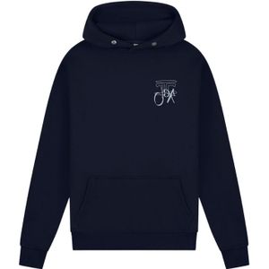 JorCustom Future Slim Fit Hoodie - Navy XS
