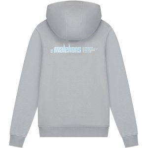 Malelions Kids Worldwide Hoodie - Grey/Light Blue 104