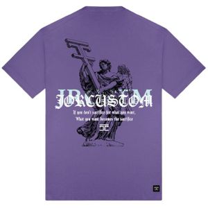 JorCustom Sacrifice Loose Fit T-Shirt - Purple XS