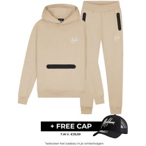 Malelions Kids Sport Counter Tracksuit - Khaki 2-92