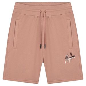 Malelions Split Shorts - Light Mauve/Black