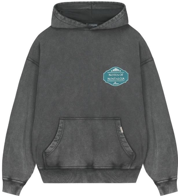 Inola - Hoodie - Washed Black - XXL