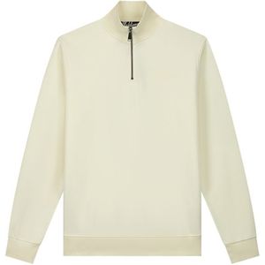 Malelions Turtle Half Zip Trui - off white XL