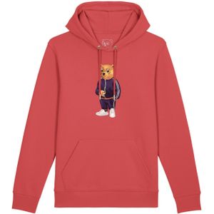 Organic Hoodie Filou XXIV. - Sangria Wine S