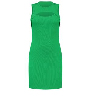 Nikkie Cutout Sleeveless Dress - Fern Green 36