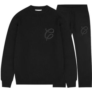 Croyez Essence Knit Tracksuit - Black/Black XXS