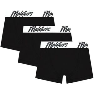 Malelions Kids Boxer 3-Pack - Black/White