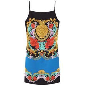 Versace Jeans Couture Women Sunflower Dress - Zwart/Goud