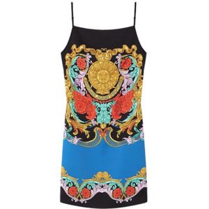 Women Sunflower Dress - Zwart/Goud 40-XS