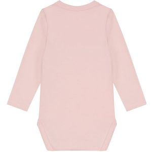 Malelions Baby Longsleeve Romper - Light Pink 6-9M